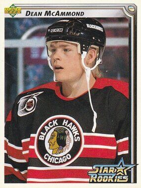 Dean McAmmond - 1992 Upper Deck "Star Rookies" Hockey Card